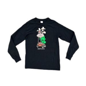 NWOT Las Vegas Graphic Long Sleeve Black T-Shirt